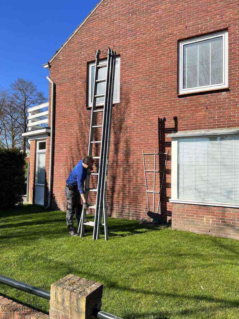 Wageningen schoorsteenveger huis ladder